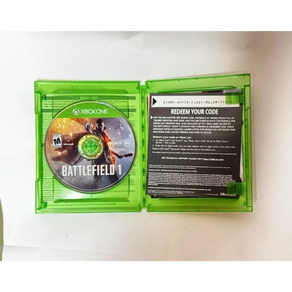 Battlefield Xbox One Lot Battlefield 1 4 5 V + Hardline 4 Game Bundle CIB FPS EA